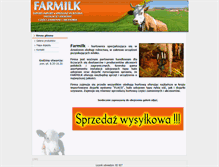 Tablet Screenshot of farmilk.pl